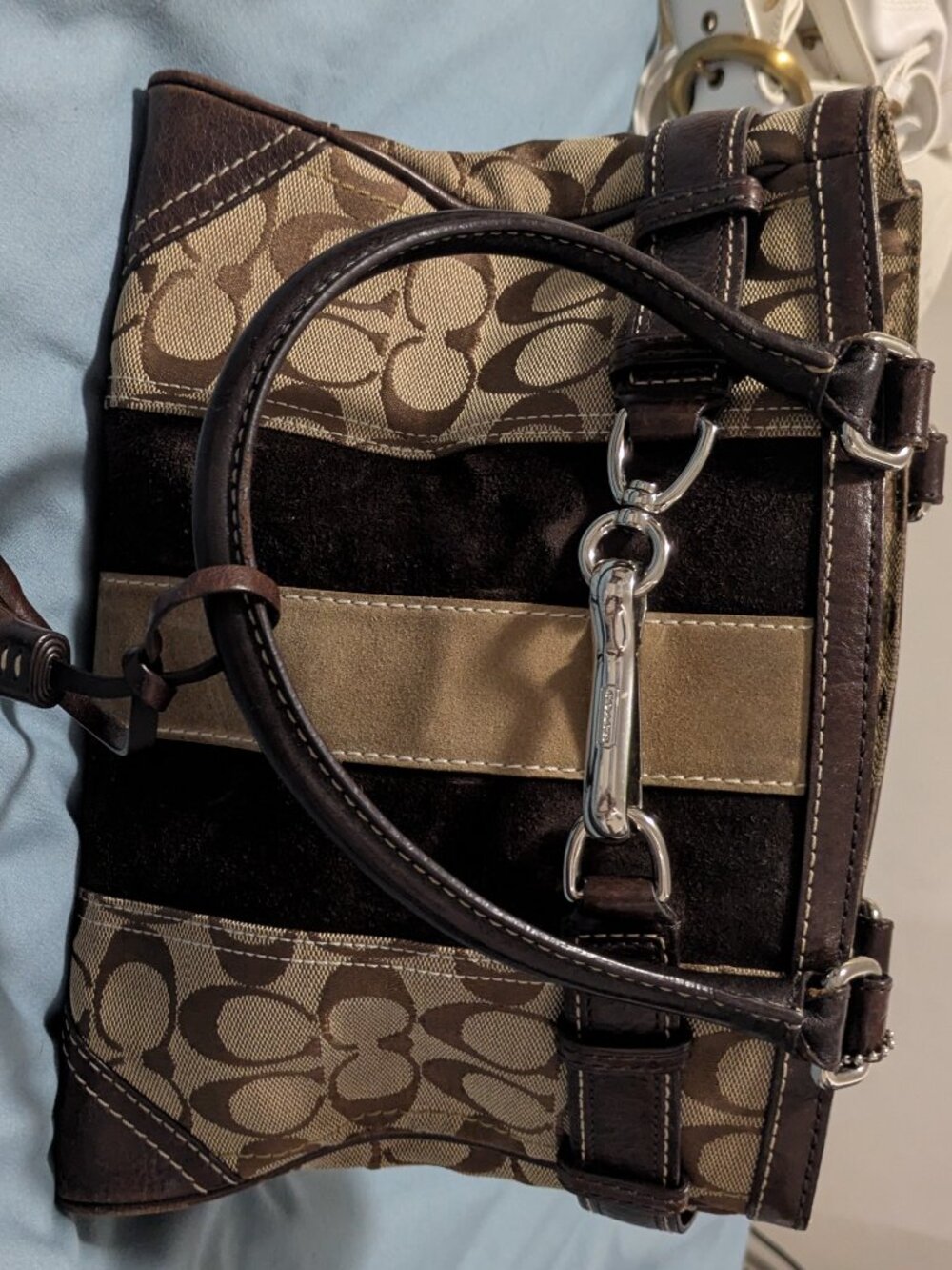Vintage 2005 brown coach bag